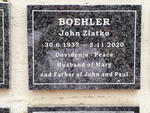 BOEHLER John Zlatko 1937-2020