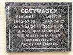 CRUYWAGEN Vincent 1942-2017 & Latitia 1945-2021