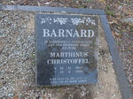 BARNARD Marthinus Christoffel 1914-2000