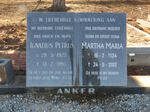 ANKER Ignatius Petrus 1923-1995 & Martha Maria 1924-2012