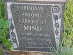 MINIE Christiaan Antonie Christoffel 1887-1919