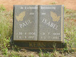 KERN Paul 1906-1987 & Isabel 1909-1989