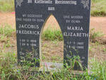 GROENEWALD Jacobus Frederick 1908-1986 & Maria Elizabeth 1907-1992