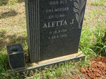 STADEN Aletta J., van 1911-1988