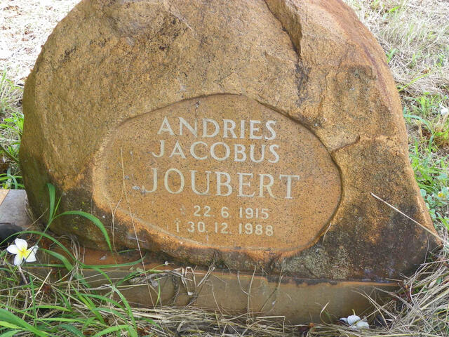 JOUBERT Andries Jacobus 1915-1988