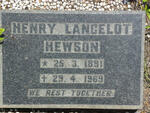 HEWSON Joe -1963 :: HEWSON Henry Lancelot 1891-1969