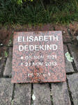DEDEKIND Elisabeth 1921-2013