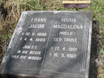 LABUSCHAGNE Frans Jacob 1895-1993 & Maria Magdalena GROVÉ 1901-1988