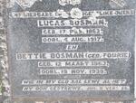 BOSMAN Lucas 1863-1917 & Bettie FOURIE 1863-1939