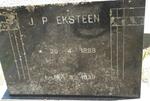 EKSTEEN J.P. 1899-1939