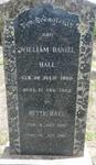 HALL William Daniel 1888-1942 & Hettie 1896-1960