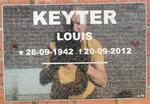 KEYTER Louis 1942-2012
