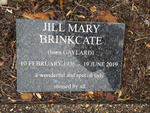 BRINKCATE Jill Mary nee GAYLARD 1936-2019