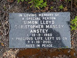 ANSTEY Simon Lloyd Christopher Manley 1960-2001