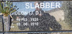 SLABBER J.D. 1925-2010