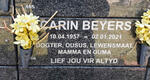 BEYERS Carin 1957-2021