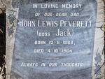 PEVERETT John Lewis 1888-1964