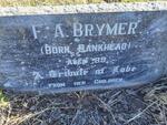 BRYMER F.A. nee BANKHEAD
