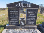 MULLER Marthinus 1947-2004 & Lynnette Anne 1964-2017