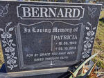BERNARD Patricia 1946-2018