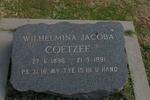 COETZEE Wilhelmina Jacoba 1896-1991