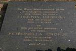 CRONJE Theunis 1895-1974 & Petronella 1896-1988