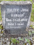 RANGER Walter John -1936