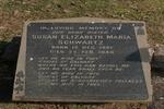 SCHWARTZ Susan Elizabeth Maria 1861-1945
