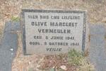 VERMEULEN Olive Margeret 1941-1941