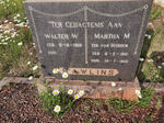 RAWLINS Walter W. 1900- & Martha M. VAN HEERDEN 1901-1966