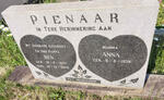 PIENAAR Ben 1923-1970 & Anna 1935-