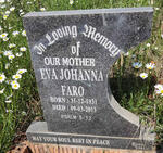 FARO Eva Johanna 1931-2013