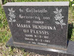 PLESSIS Maria Hendrina, du 1912-1983