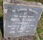 FERREIRA Maria Elizabeth nee BESTER 1864-1948