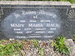 HACK Mary Maria 1855-1921