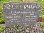 OPPERMAN Diederik Johannes Petrus 1869-1957 & Maria Susanna SCHOEMAN 1873-1928