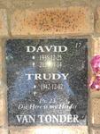 TONDER David, van 1935-2021 & Trudy 1942-