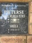 PIETERSE Bartel Wilhelm Petrus 1928-2015 & Sheila 1934-