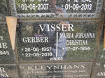 VISSER Gerber 1957-2019 & Maria Johanna Christina 1956-