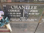CHANTLER John 1937- & Corrie 1938-2011
