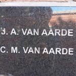 AARDE J.A., van & C.M.
