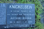 KNICKELBEIN Arthur Rowan 1928-1998 & Betty -1993