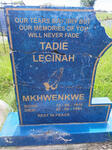 MKHWENKWE Tadie Leginah 1910-1983