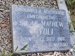 MYOLI Silas Mathew 1943-1966