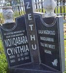 ZETHU Nonqabara Cynthia 1953-2011