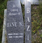 BAZI Jane N. 1906-1978
