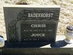 BADENHORST Chris 1923-2004 & Joyce 1935-