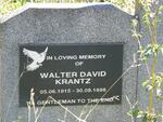 KRANTZ Walter David 1915-1998