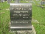 DODGE Sarah J. nee NORTON 1860-1923
