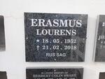 ERASMUS Lourens 1952-2018